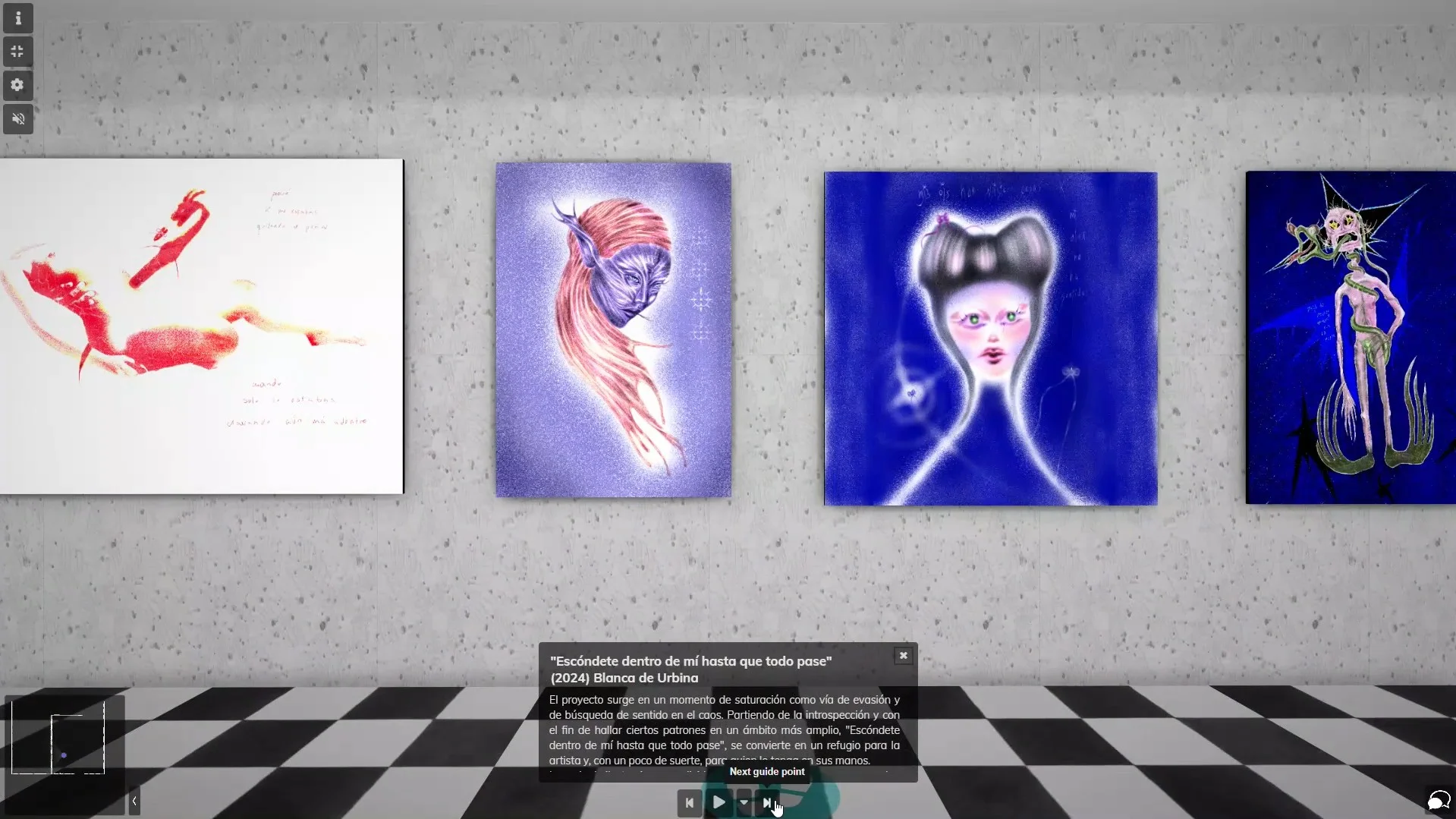 Imagen de Obra en galería virtual